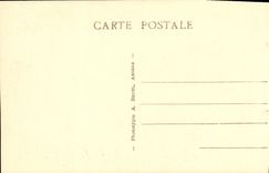 VINTAGE POSTCARD Chinon Rules of Rabelais Hebert