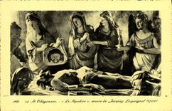 CPA St Thegonnec Le Sepulcre Oeuvre de Jacques Lespaignol 1702