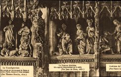 CPA Chartres Cathedrale La femme adultere
