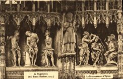 CPA Chartres Cathedrale La flagellation Le couronnement d epines