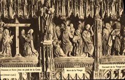 CPA Chartres Cathedrale Mort de la vierge