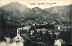 VINTAGE POSTCARD Salette Fallavaux Road of the Pilgrimage