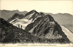 VINTAGE POSTCARD Dauphine L Stopped of Large Russet red