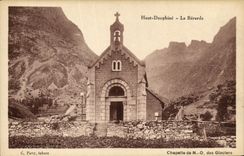 VINTAGE POSTCARD High Dauphine Berarde Vault of Nd of the glaciers