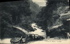 VINTAGE POSTCARD Surroundings D Allevard les Bains the end of the world Breda