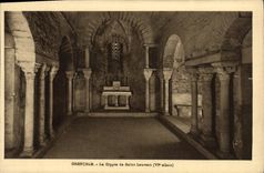 CPA Grenoble La Crypte de Saint Laurent