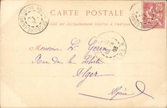 CPA Grenoble Vue sur la Chaire des Alpes