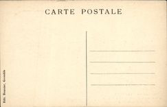 VINTAGE POSTCARD Low register Meije and its glaciers seen of the terrace of L hotel of Meije