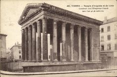 CPA Vienne Le Temple d Auguste et de Livie