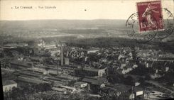 VINTAGE POSTCARD Creusot View