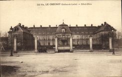 VINTAGE POSTCARD Creusot Hotel God