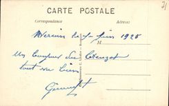 VINTAGE POSTCARD Creusot Hotel God
