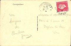 VINTAGE POSTCARD Paray Monial the Basilica Seen from of the bridge