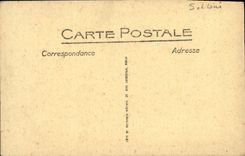 Red red de la POSTAL de la VENDIMIA en la fuente de Saone Neptuno