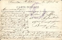 VINTAGE POSTCARD Trawl net On the Saone Panoramic View of St Laurent