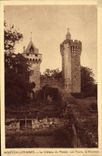 VINTAGE POSTCARD Montceau Mines the Castle of Plessis Tours the Rosery