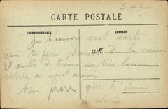 VINTAGE POSTCARD Paray Monial the Basilica and Bridge on Bourbince