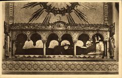 VINTAGE POSTCARD Paray Monial Monastere of the Visitation Drives out containing the relics of co  Marguerite Marie Alacoque