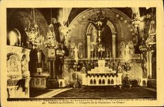 VINTAGE POSTCARD Paray Monial Vault of the Visitation Chorus