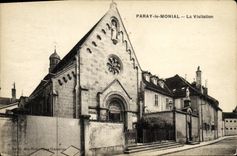 VINTAGE POSTCARD Paray Monial Visitation