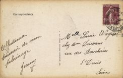 VINTAGE POSTCARD Paray Monial Vault of the Visitation Chorus and drives out co  Marguerite Marie