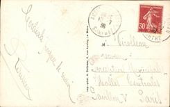 VINTAGE POSTCARD Aubigne Racan Home of Champmarin Racan Native house of the Racan poet