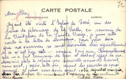 POSTAL Torce de la VENDIMIA en reglas del valle de ND de Torce