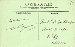 VINTAGE POSTCARD Surroundings Of Mans Old Mill on L Huisne