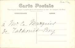 VINTAGE POSTCARD Lude the Castle Village hall