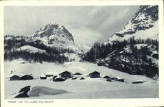 VINTAGE POSTCARD the Village Of Buet