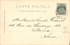 VINTAGE POSTCARD St Thibaud Cacade de Couz