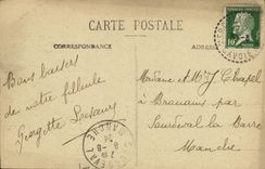 VINTAGE POSTCARD Mercury Genilly Rafter seen of L Western