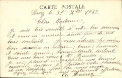 Esquinas bonitas de la POSTAL de la VENDIMIA de la col rizada Servoz la camara acorazada del lago