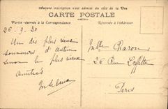 CPA Autun Chemin du Temple de Janus