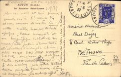 CPA Autun La Fonatine Saint Lazare
