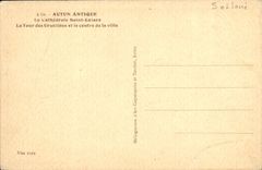 CPA Autun Antique La Cathedrale Saint Lazare