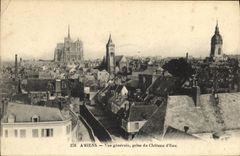 CPA Amiens Vue generale prise du Chateau d Eau