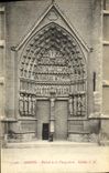 CPA Amiens Portail de la Vierge doree