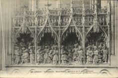 CPA Amiens Cathedrale Haut Releif Histoire de St Jean Baptiste