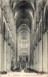 CPA Amiens La Nef de la Cathedrale
