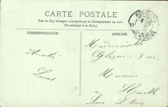 CPA Amiens L Horloge et la Rue des Vergeaux Enfants