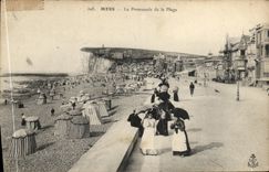 CPA Mers La Promenade de la Plage