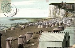CPA Mers La Plage Vue generale