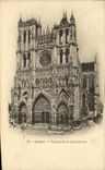 CPA Amiens Facade de la Cathedrale