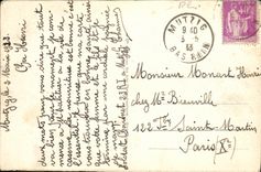 VINTAGE POSTCARD Mutzig the Low Gate