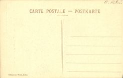 VINTAGE POSTCARD Curiosities and Wonders of L Lorraine Alsace Entry of the castle of Hob Barr