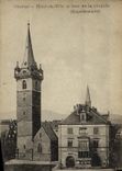 VINTAGE POSTCARD Obernai Town hall and tower of the vault