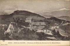 CPA Aix Les Bains Plateau et Hotel du Revard et le Mont Blanc Vaches