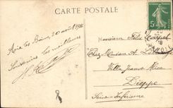 CPA Aix Les Bains Lac du Bourget et la dent du chat Bateau