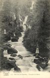 VINTAGE POSTCARD Environs Of Chambery Cascades of Serraz